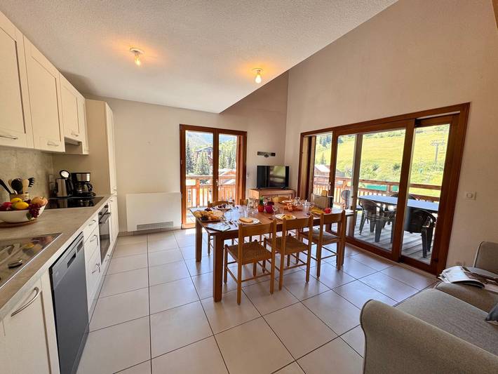 Appartement de vacances pour 6 personnes, avec Balcon et Terrasse dans Vars (station de ski)