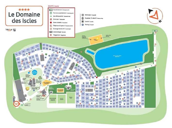 Parque de vacaciones para 6 personas, con terraza y piscina - 1