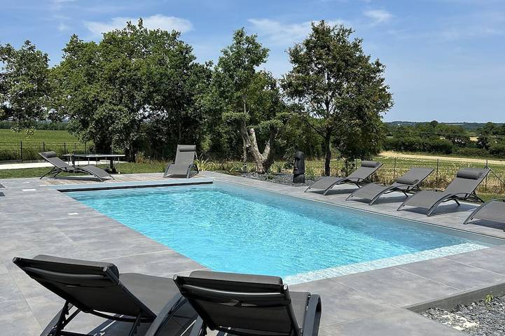 Maison de vacances pour 15 personnes, avec jacuzzi et jardin
