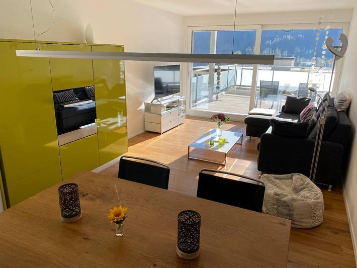 Ferienwohnung für 2 Personen, mit Terrasse in Scuol, Graubünden
