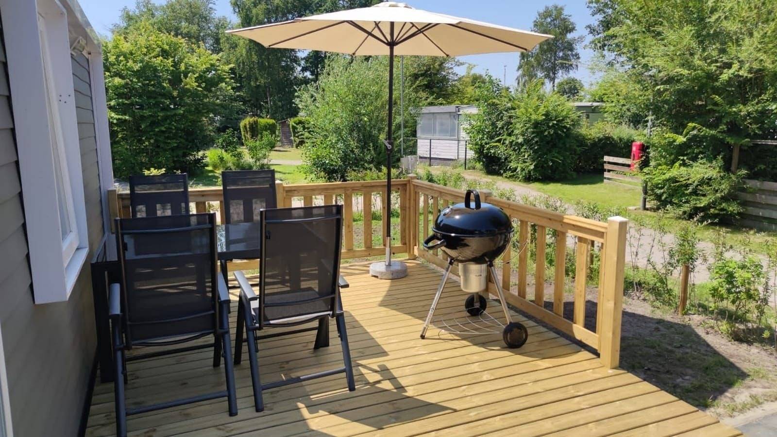 Vakantiehuis voor 4 personen met terras in Lauwersmeer, Nederlandse Noordzeekust