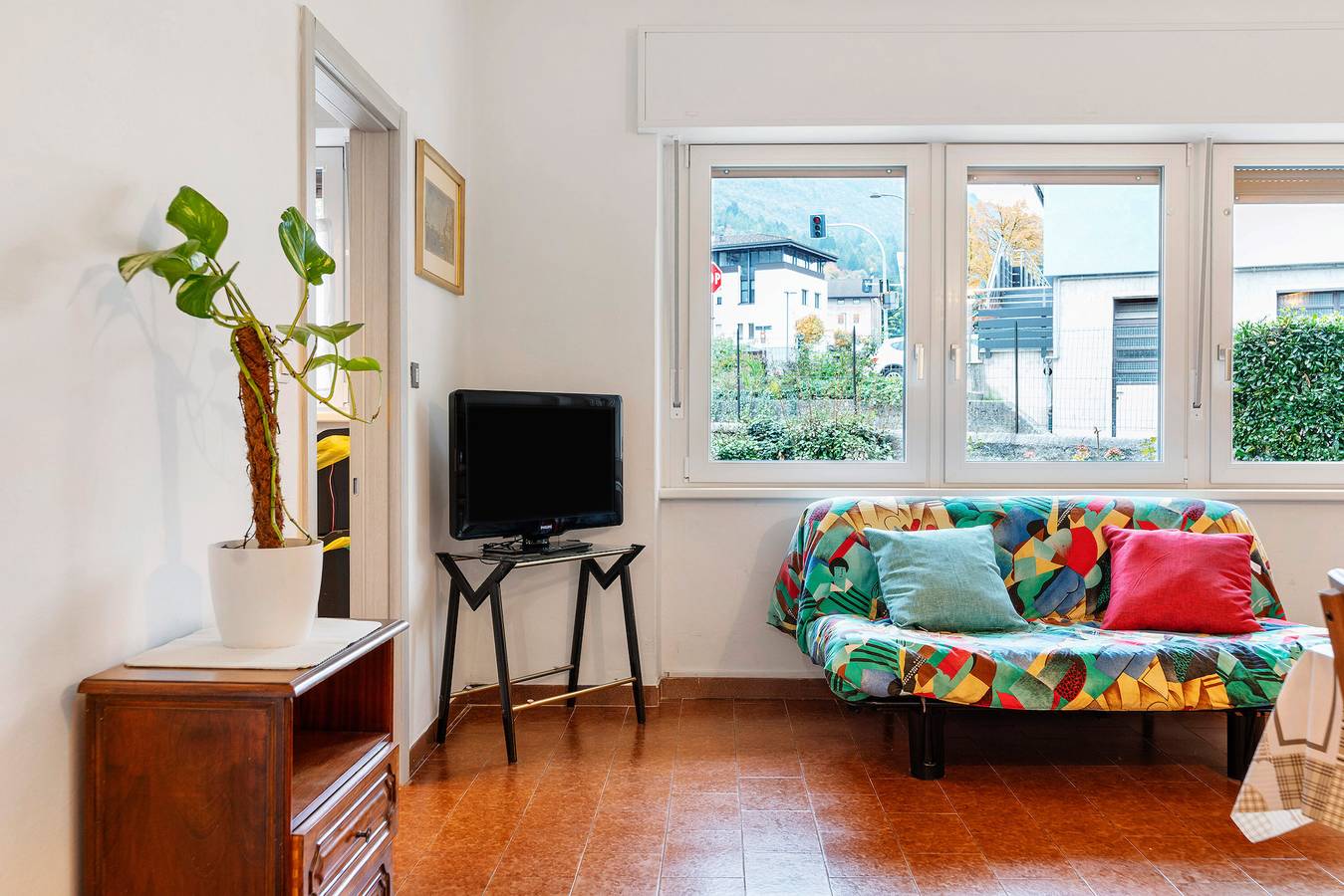 Ganze Wohnung, Apartment 'Spormaggiore' mit Bergblick und Gemeinschaftsgarten in Spormaggiore, Brentagruppe