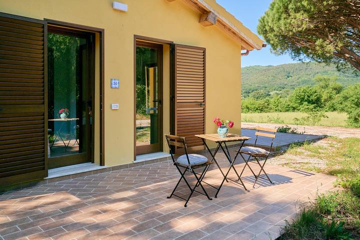 Appartamento per 4 persone, con giardino a Sassetta