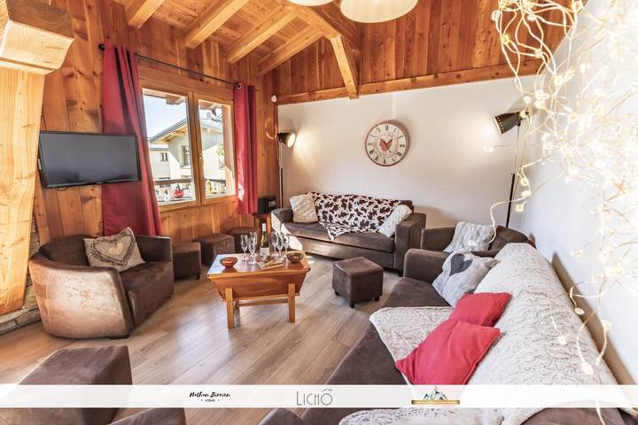 Gîte pour 13 personnes, avec sauna ainsi que jacuzzi et terrasse à Aussois - 2