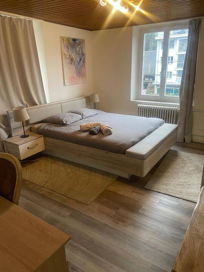 Apartahotel para 2 personas, con jardín y vistas en Suiza