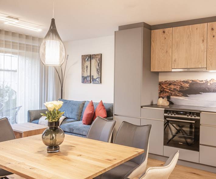 Vakantiewoning voor 5 personen, with Balkon and Terras as well as Tuin in Au