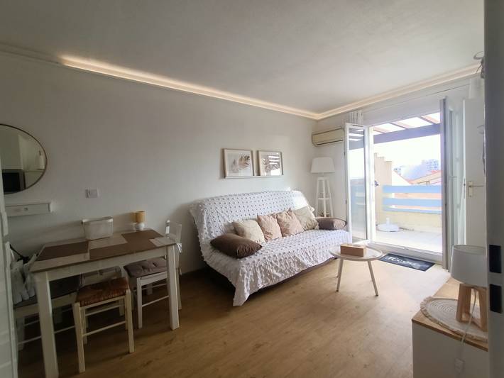 Gîte pour 4 personnes, avec balcon dans Port Barcarès - 3