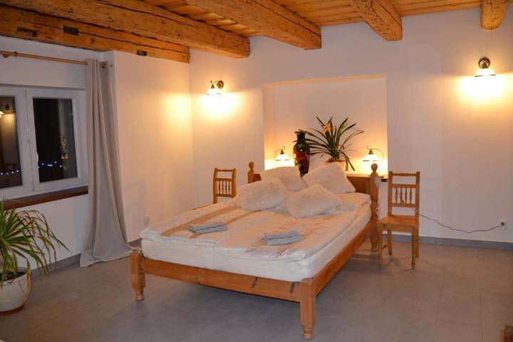 Gîte pour 6 personnes, avec jacuzzi ainsi que jardin et piscine à Tábor