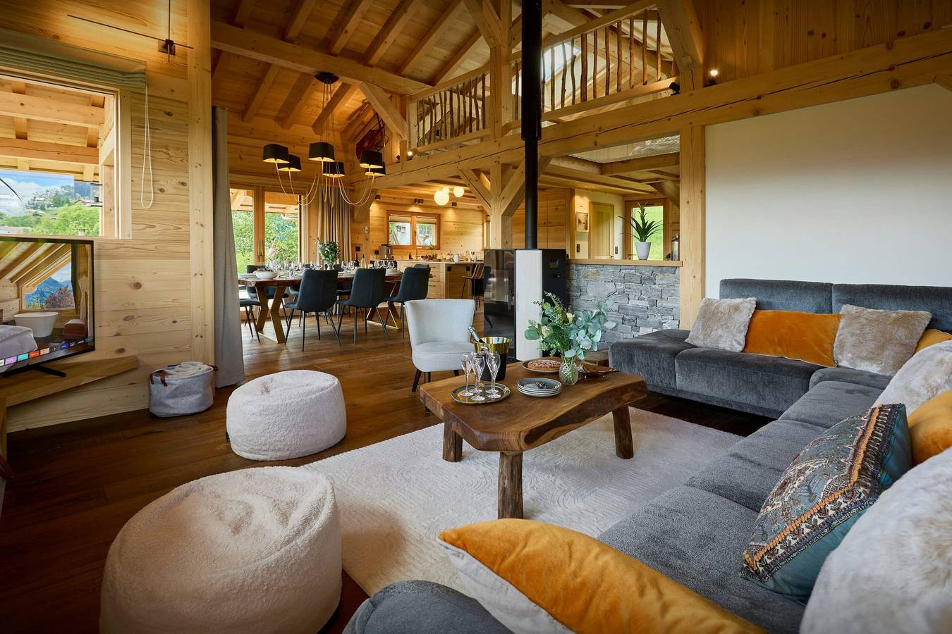 Chalet für 10 Personen mit Whirlpool in Cordon, Pays du Mont-Blanc