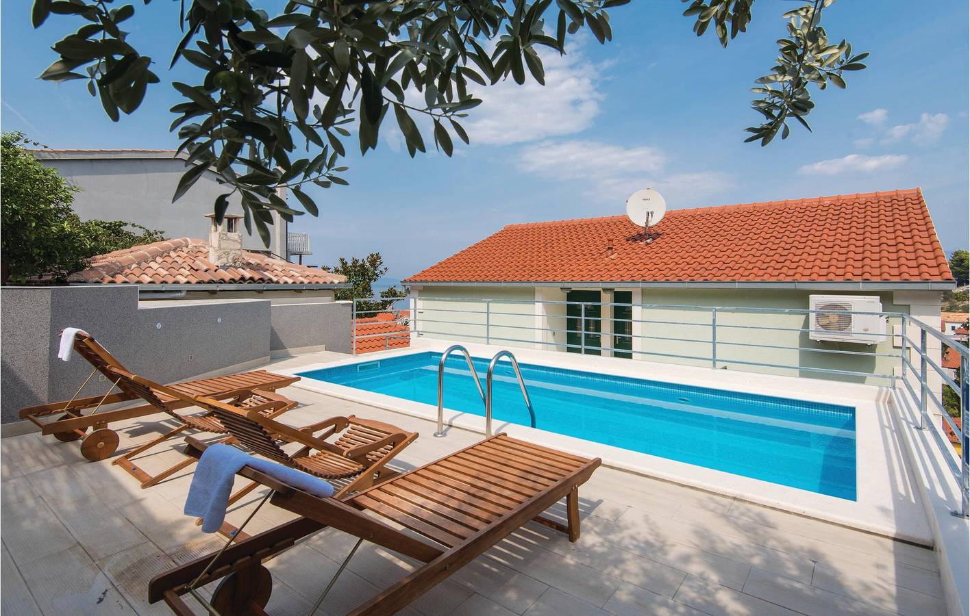 Appartement de vacances entier, Charmant appartement avec piscine et terrasse, à 1 km de la plage de Luka in Trpanj, Dubrovnik-Neretva