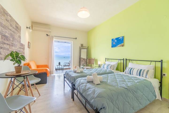 Studio für 2 Personen, mit Balkon und Garten auf Korfu - 4