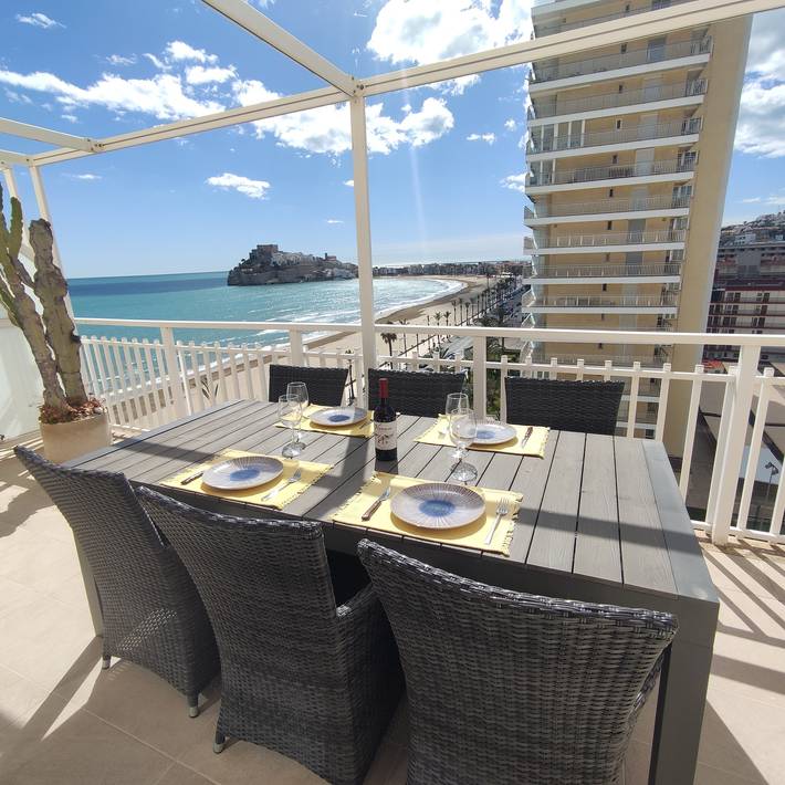 Apartamento entero, Ático Torre Hirta in Peñíscola, Costa del Azahar
