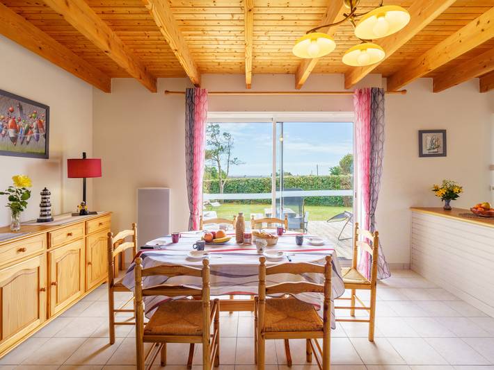Location de vacances pour 6 personnes, avec terrasse et jardin, animaux acceptés à Primelin - 4