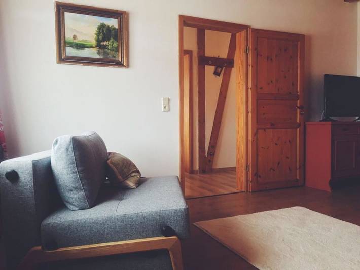 Gîte pour 3 personnes, avec vue et jardin, animaux acceptés à Hockenheim - 4