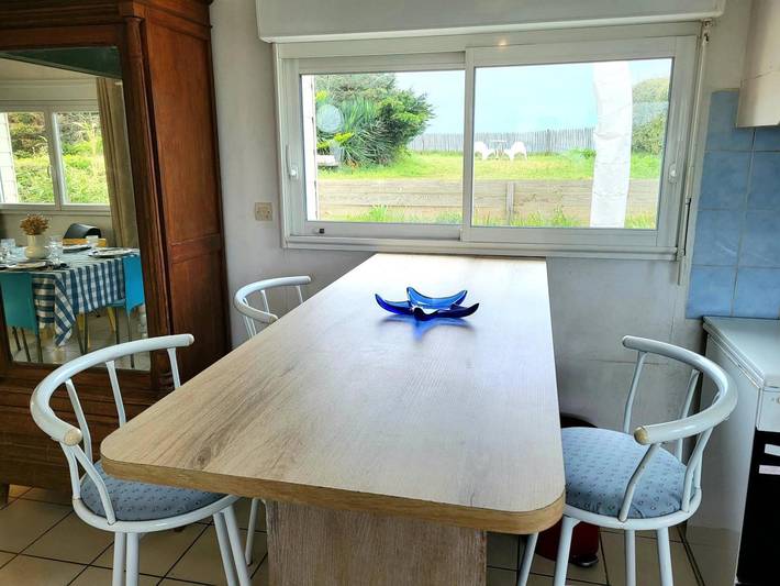 Casa vacacional «La Maison Du Rivage» con vistas al mar, terraza privada y Wi-Fi in Bretteville-sur-Ay, Coutances y alrededores