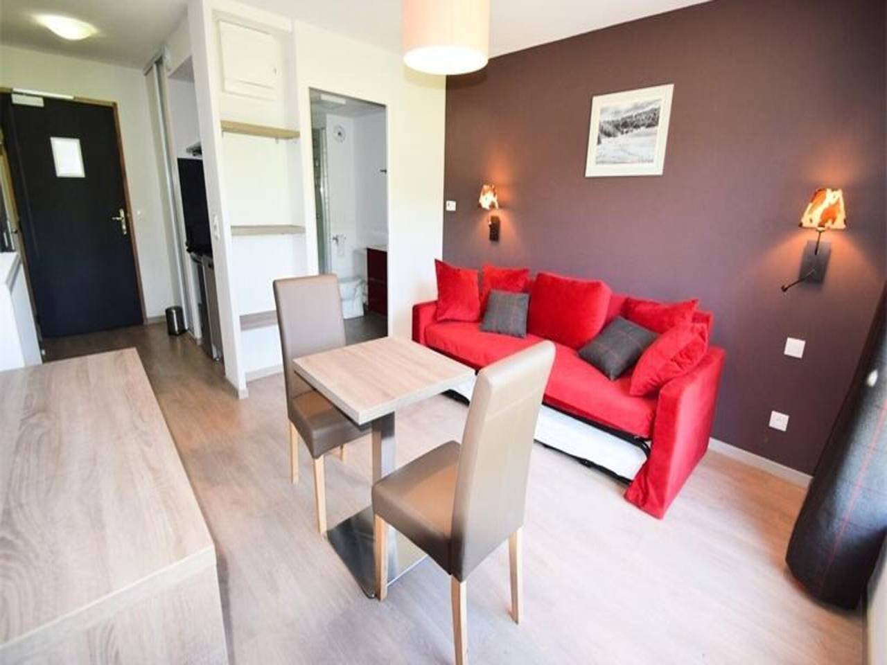 Appartement entier, 3 Piã¨ces 6 pers Le Front De Neige - Wifi Plagne Villages in Plagne Villages, La Plagne-Tarentaise