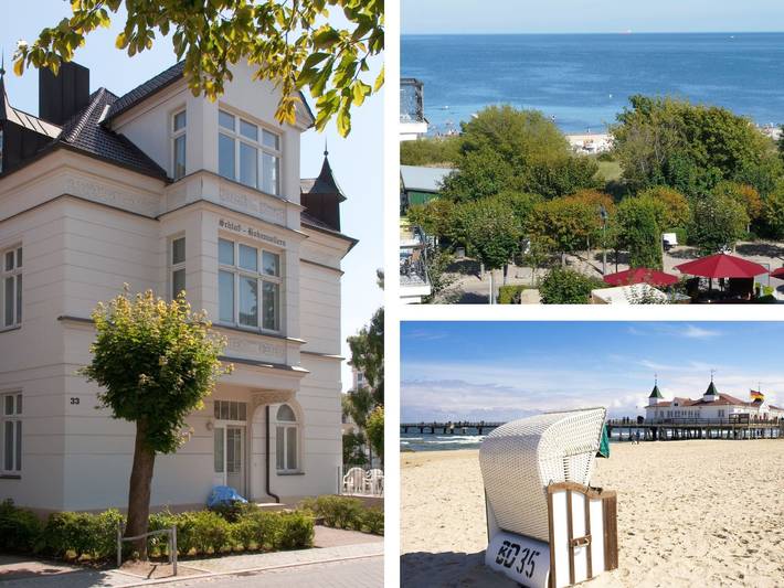 Ferienwohnung für 5 Personen, mit Ausblick und Seeblick in Drei Kaiserbäder