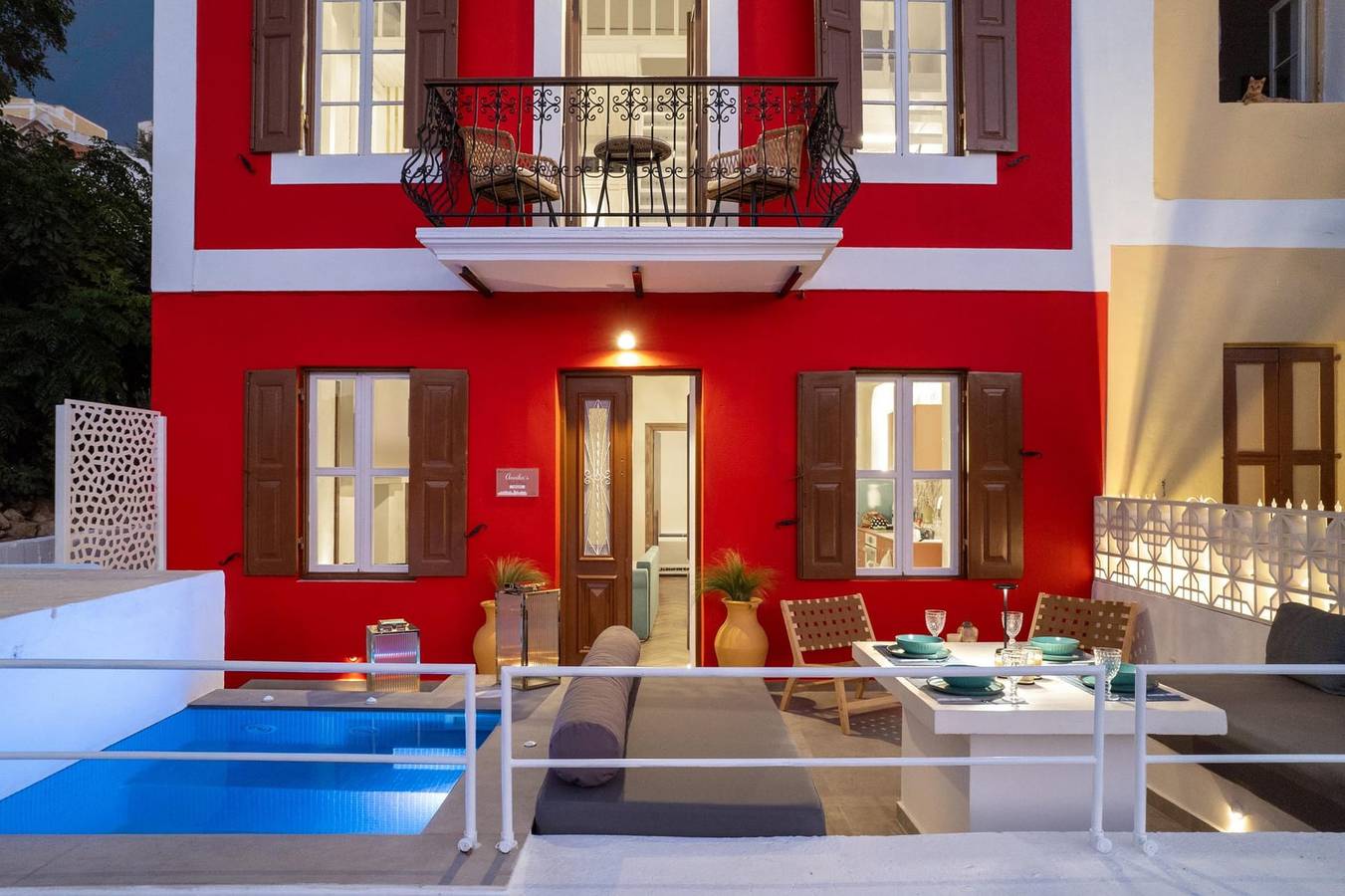 Villa für 3 Personen mit Terrasse in Ano Symi, Rhodos