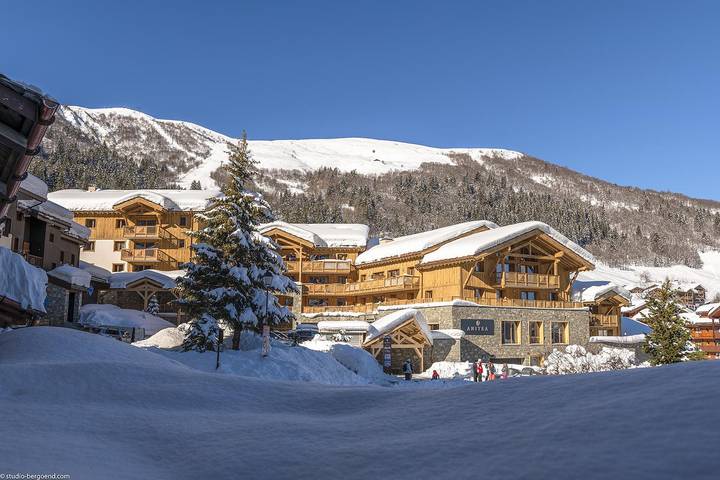 Appartement de vacances pour 6 personnes, avec jardin dans Valmorel