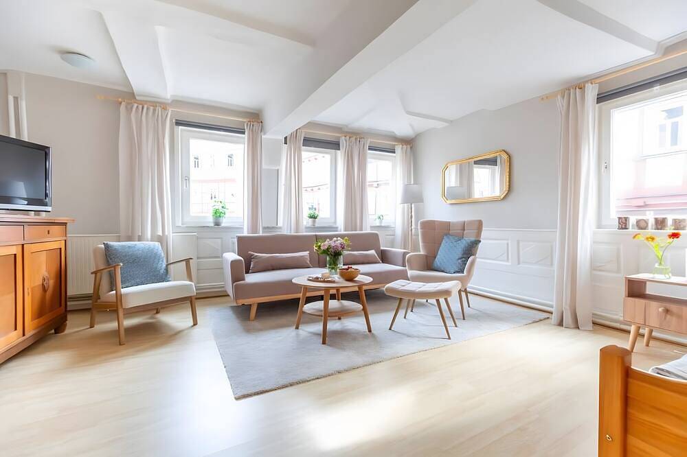 Ganze Wohnung, Zimmer 'Lucas' mit gemeinsamer Terrasse und Wlan in Schlitz, Rhön-Hessen