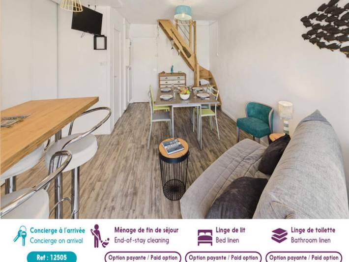 Gîte pour 4 personnes, avec jardin à Île-Tudy - 2