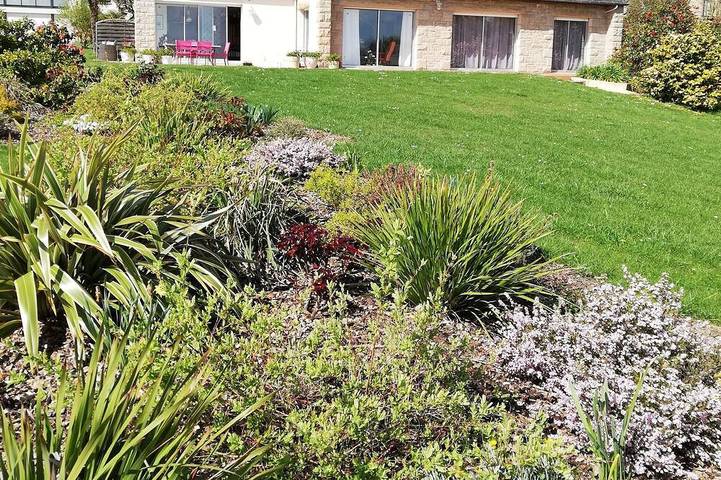 Gîte pour 4 personnes, avec balcon et jardin, animaux acceptés dans Plage de Pen-Guen