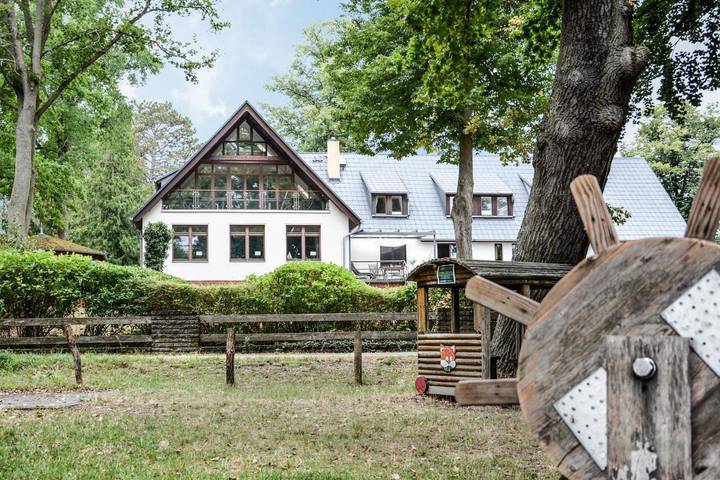 Ferienwohnung für 2 Personen, mit Balkon und Terrasse sowie Garten und Sauna in Ferch