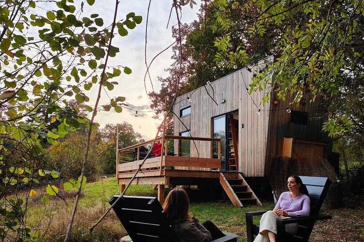 Chalet pour 4 personnes, avec jardin
