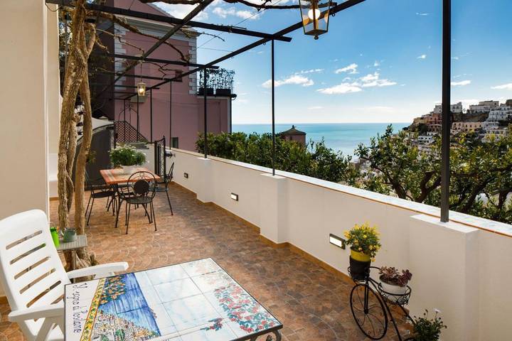 BnB für 2 Personen, mit Ausblick und Balkon in Positano