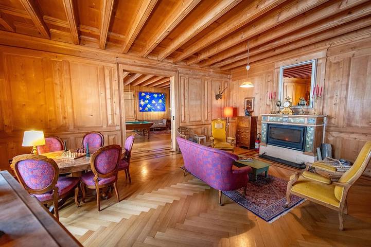 Gîte pour 15 personnes, avec jardin et sauna ainsi que balcon et jacuzzi, animaux acceptés à Bullet - 4