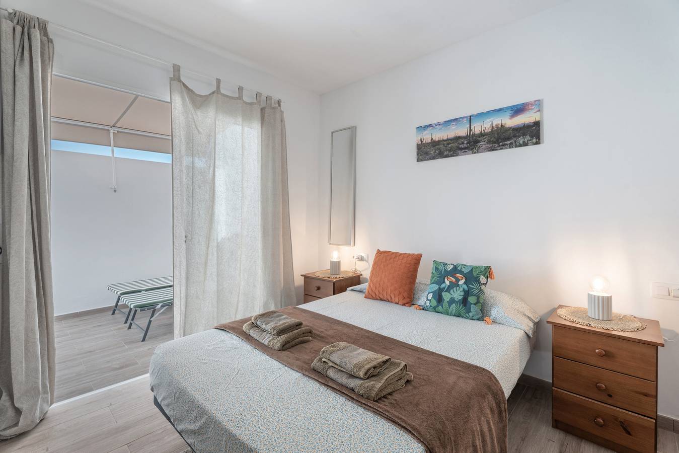 Estudio entero, Estudio vacacional 'Sol Y Terraza Privada' con balcón y Wi-Fi in Arona , Tenerife Sur