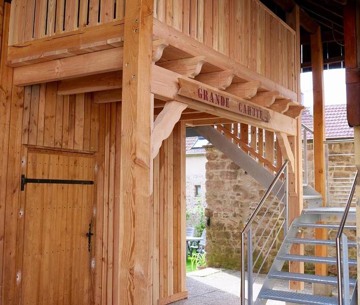 Maison de vacances pour 4 personnes, avec Balcon et Terrasse ainsi que Jardin et Vue