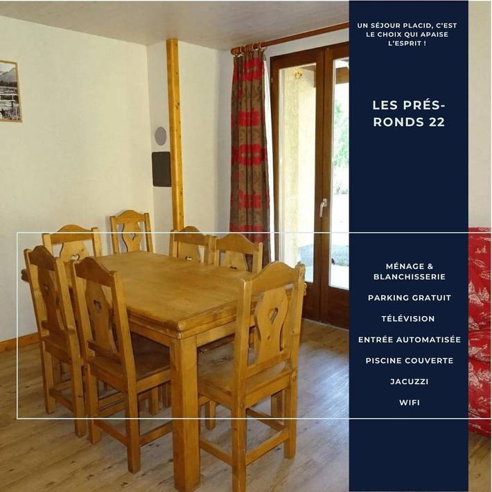 Gîte pour 8 personnes, avec jardin et piscine à La Chapelle-en-Valgaudémar