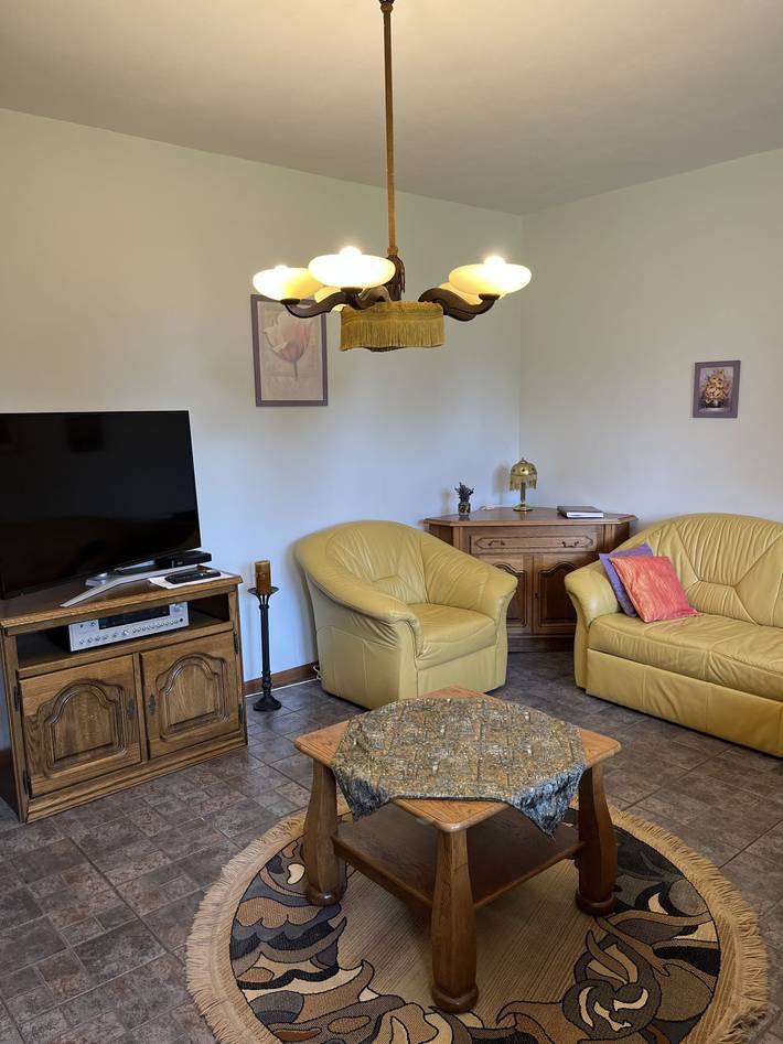 Ferienwohnung für 4 Personen, mit Seeblick und Terrasse sowie Garten