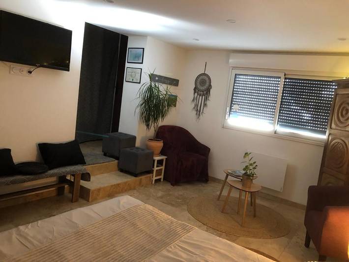 Location de vacances pour 2 personnes, avec piscine ainsi que jacuzzi et jardin à Ploufragan - 3