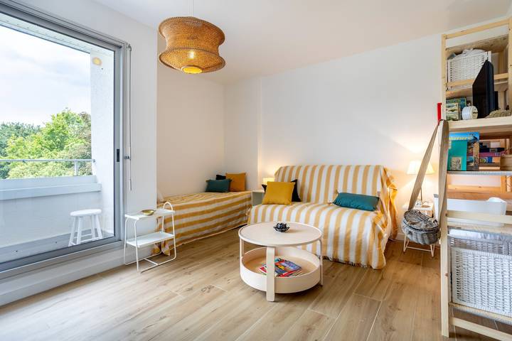 Location de vacances pour 2 personnes, avec Balcon à Fouesnant
