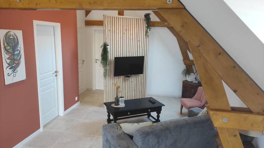 Gîte pour 4 personnes, avec terrasse et jardin à Hoffen