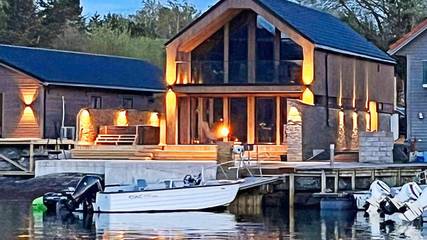 Ferienhaus für 7 Personen, mit Sauna und Terrasse sowie Ausblick in Stord