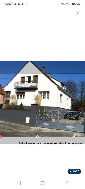Cottage pour 22 personnes, avec jardin et piscine, animaux acceptés à Schwindratzheim