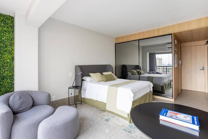 Apartamento de férias para 3 pessoas, com vista e varanda em Bela Vista