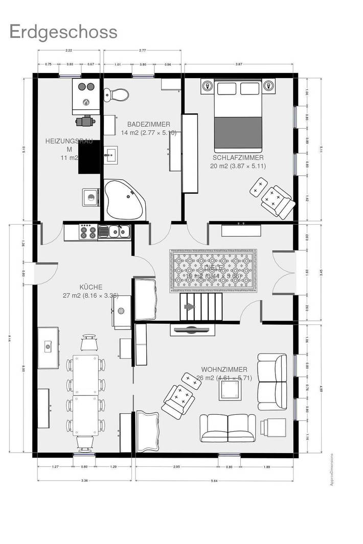 Ferienhaus für 6 Personen, mit Garten und Terrasse, mit Haustier in Altes Land Stade - 4