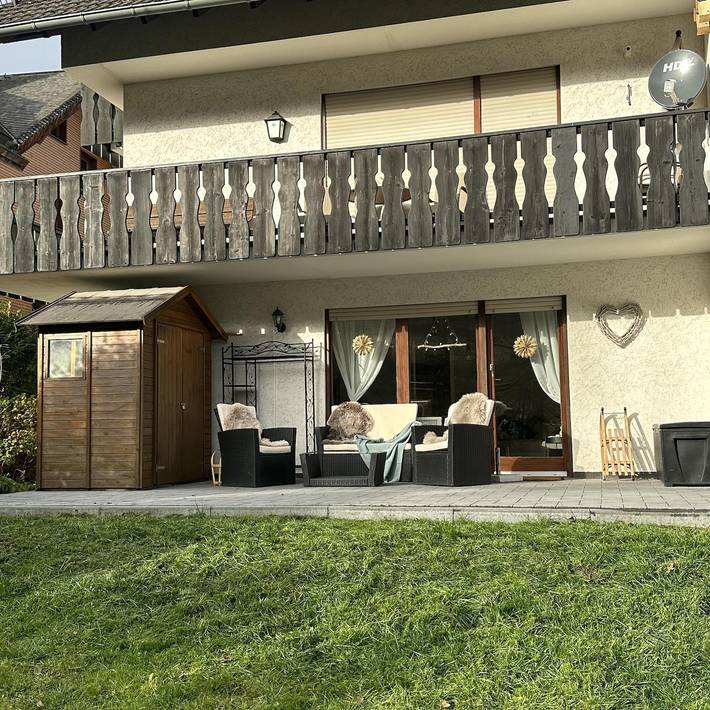 Vakantiehuis voor 3 personen, met tuin en terras in Niedersfeld