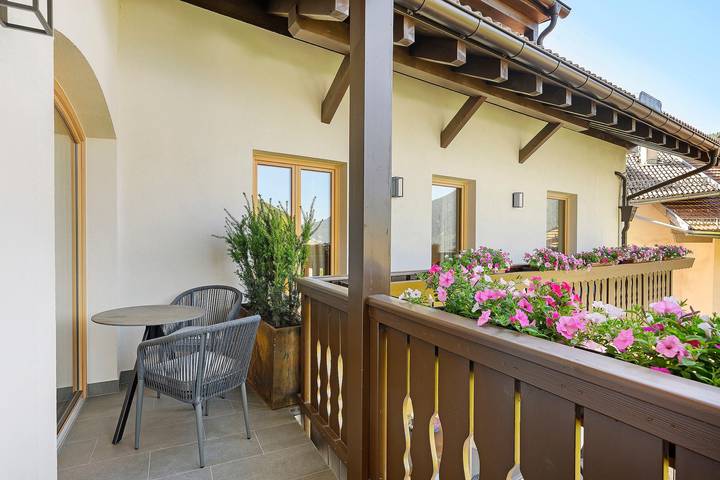 Ferienwohnung für 4 Personen, mit Balkon und Garten sowie Sauna in Südtirol