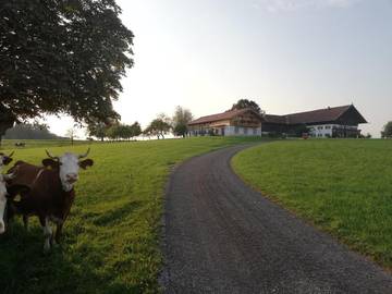 Gîte pour 5 personnes, avec vue et jardin, adapté aux familles à Irschenberg