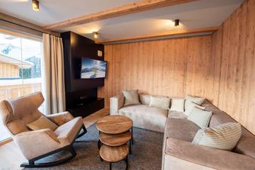 Ferienwohnung für 5 Personen, mit Ausblick und Balkon sowie Sauna in Krimml