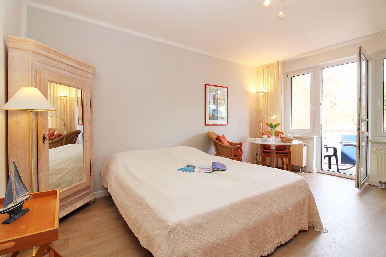 Appartement entier, Dünengarten We 53: sehr strandnahe 1-Zimmer-Fewo mit eigenem Strandzugang in Ostseebad Kühlungsborn, Kühlungsborn