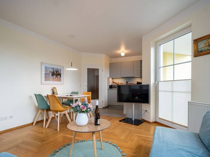 Ferienwohnung für 4 Personen, mit Balkon und Terrasse in Bansin