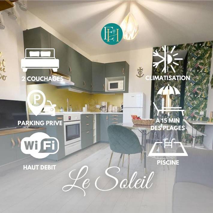 Ferienwohnung für 2 Personen, mit Pool und Terrasse - 1