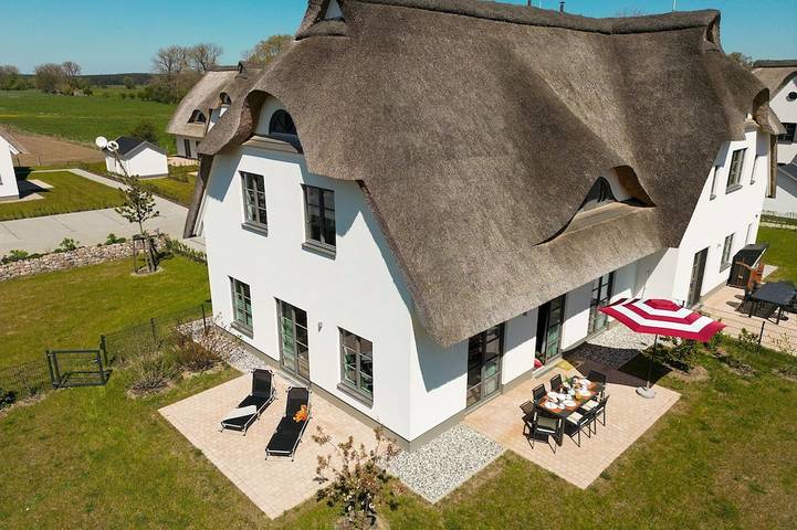 Cottage für 6 Personen, mit Terrasse und Garten sowie Sauna
