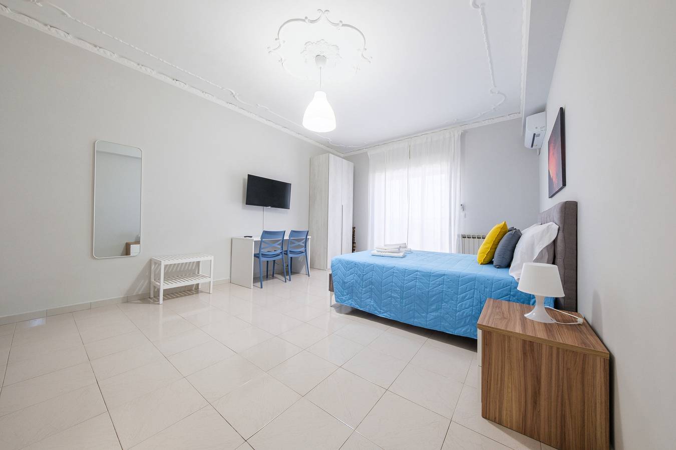 Zimmer 'Salina' mit Meerblick, Wlan und Klimaanlage in Pace del Mela, Messina Provinz